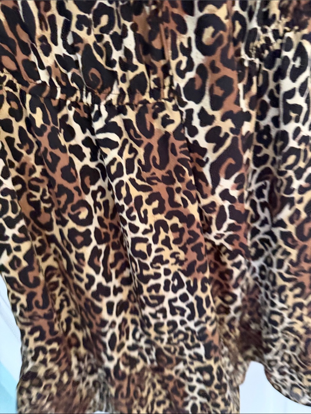 Lilly Pulitzer leopard print skirted romper - Picture 3 of 3